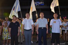 河东区第七届全民运动会暨首届紫薇夜跑同盟赛在银河集团汽车主题公园梦幻举行